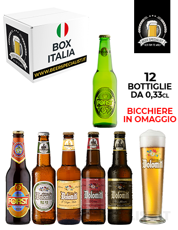 BOX "BIRRE ITALIA" + bicchiere omaggio